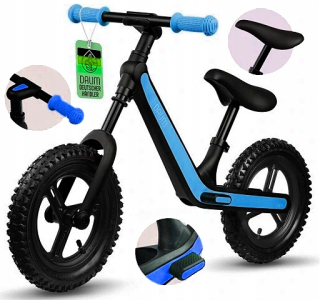 Nemecký SVETLOBALANČNÝ BICYKEL TLAČIDLO PRE DETI 2+ DAUM